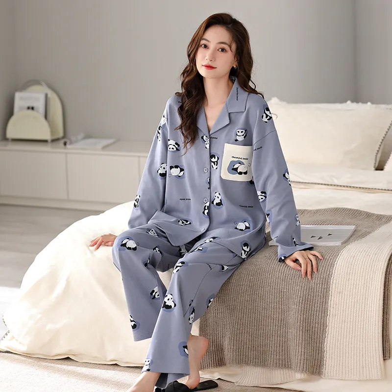 Maultiay Pajama Set Women's Blue-2