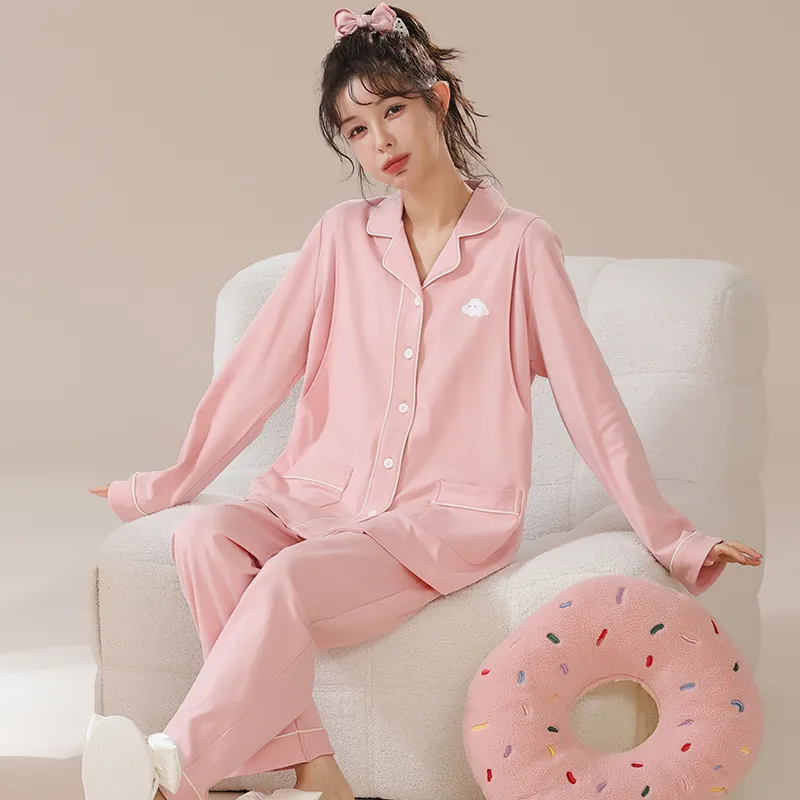 Maultiay Pajama Set Women's Pink-2