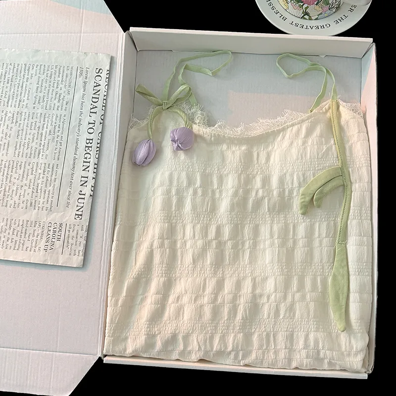 Maultiay Nightgown Summer Women's-3