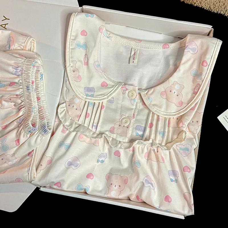 Maultiay Pajama Set Summer Women's-4