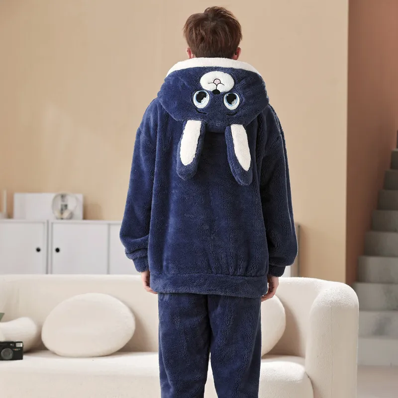 Maultiay Pajama Set Men's Dark Blue-6