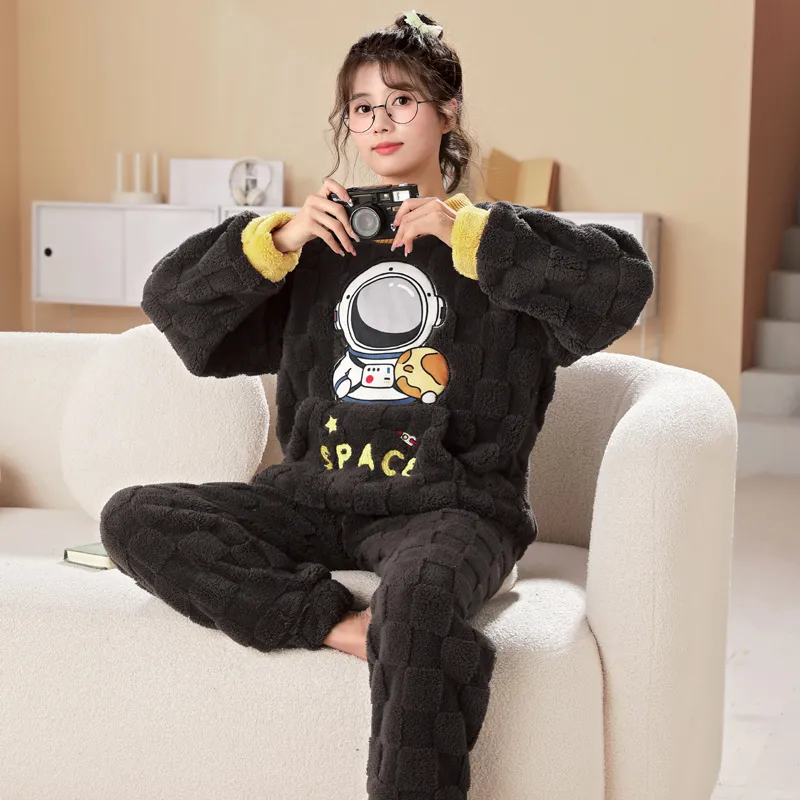 Maultiay Pajama Set Women's Black-1