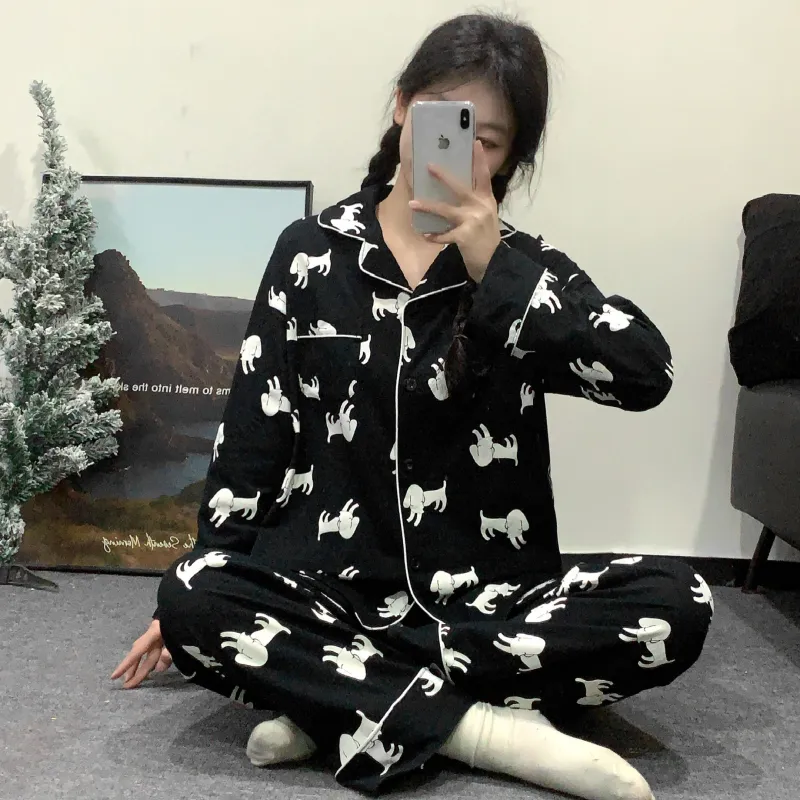 Maultiay Pajama Set Women's Black-3