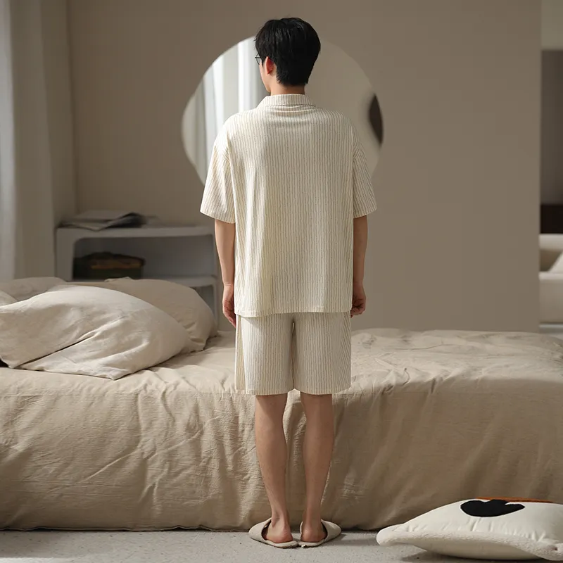 Maultiay Pajama Set Men's White-4