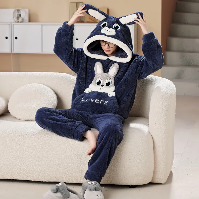 Maultiay Pajama Set Men's Dark Blue-1