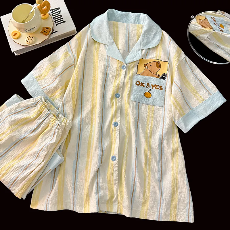 Maultiay Pajama Set Unisex Image Color-7