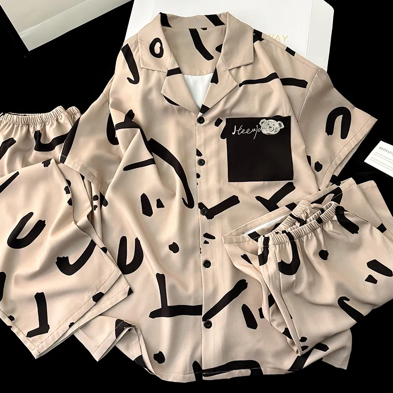 Maultiay Pajama Set Men's Gift Box Set-5