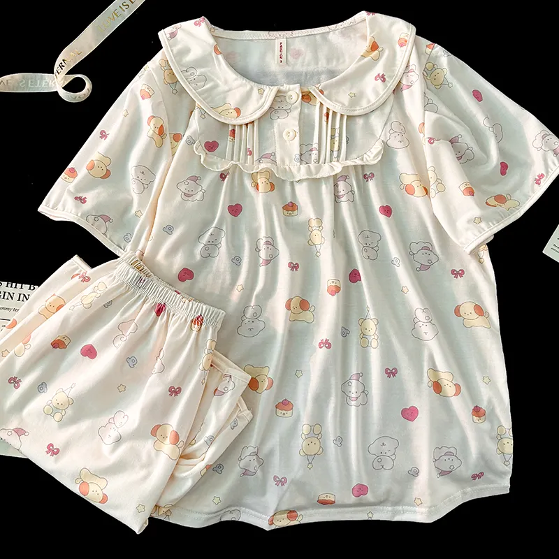 Maultiay Pajama Set Summer Women's-2