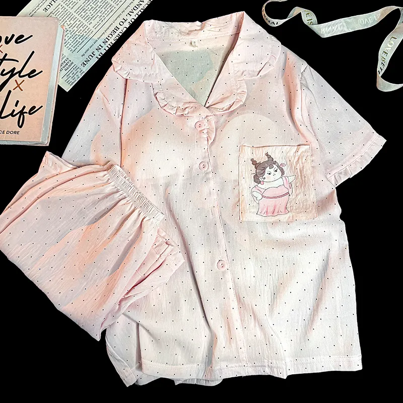 Maultiay Pajama Set Summer Women's-2
