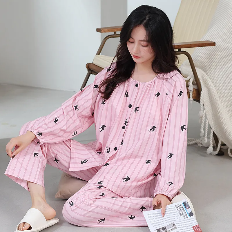 Maultiay Pajama Set Women's Pink-4