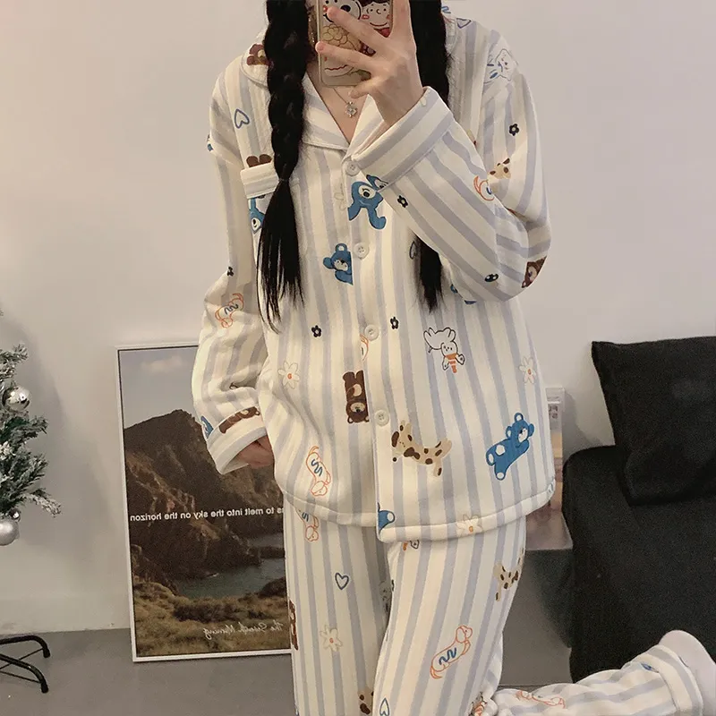 Maultiay Pajama Set Women's White-4