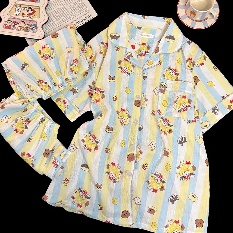 Maultiay Pajama Set Summer Women's-4