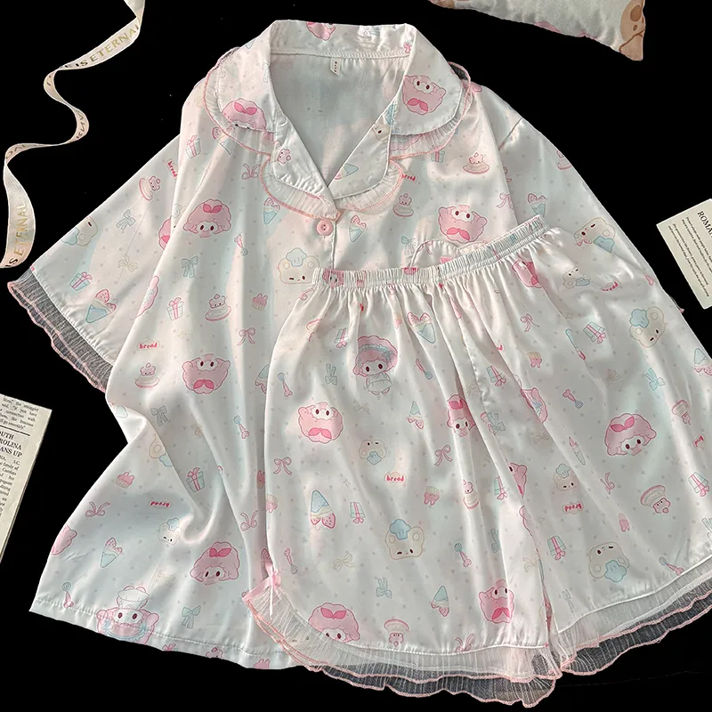 Maultiay Pajama Set Summer Women's-5