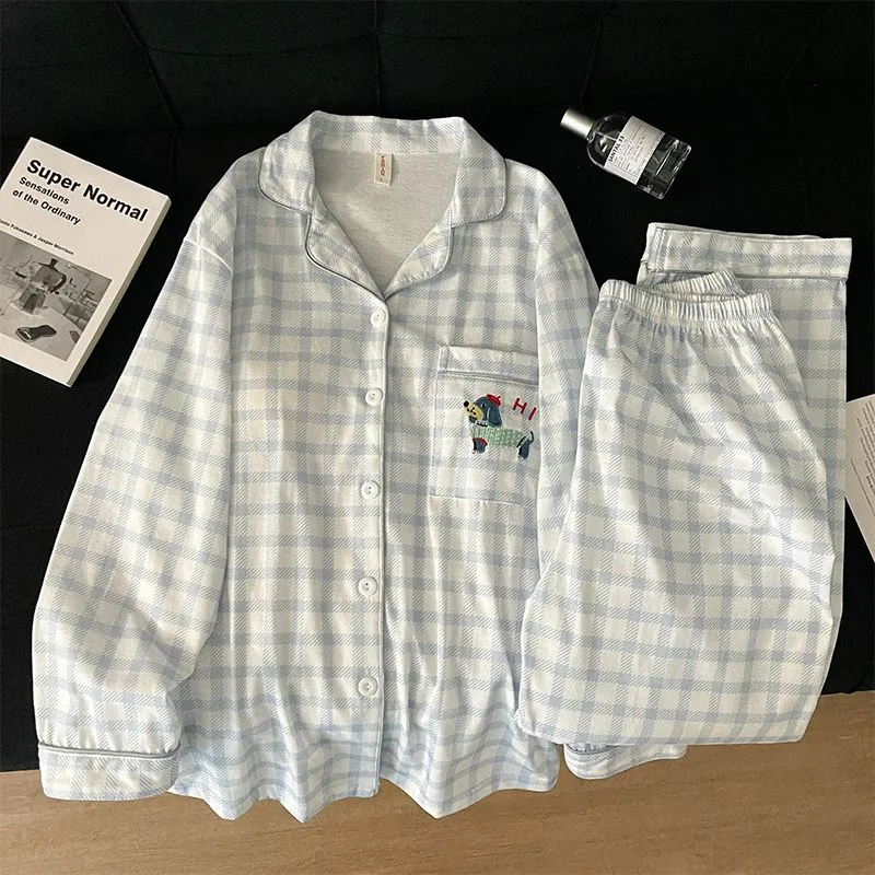 Maultiay Pajama Set Women's Blue-6