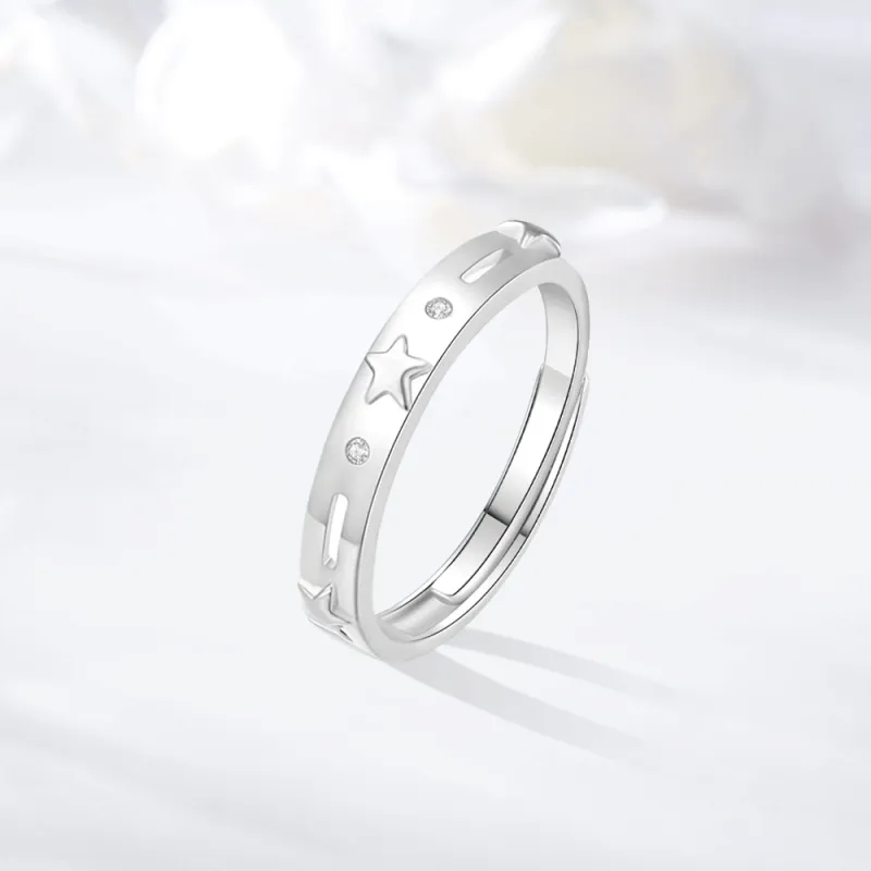 KINGEE Engagement Proposal Birthday Anniversary Rings Unisex-4