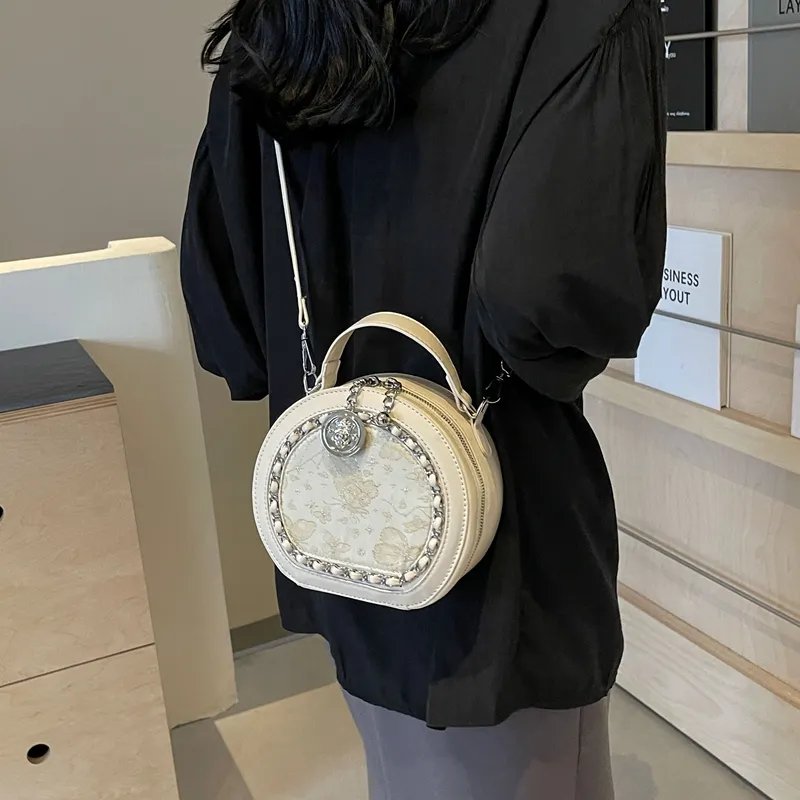 BRINCH PU One Shoulder Handbags Regular Women's White/Silver/Pink-10