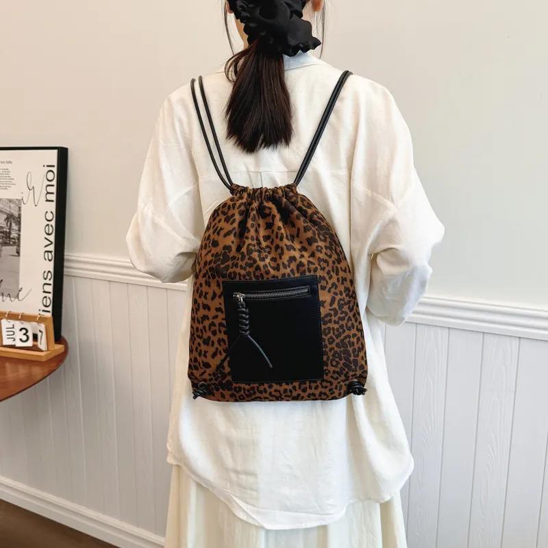 Bansusu PU Backpack Regular Women's Coffee/Black-9