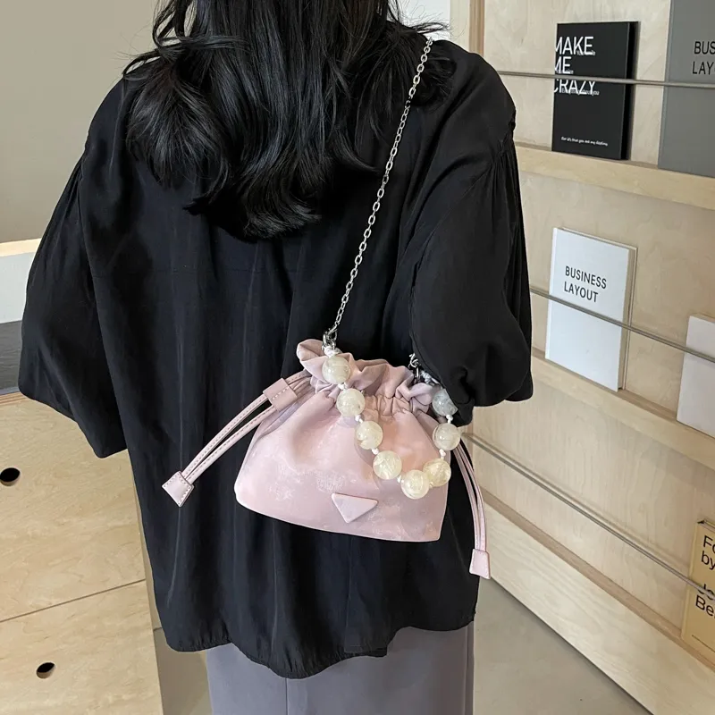 BRINCH PU Bucket Bags Shoulder Bags Women's Purple/Pink/Black/White-3