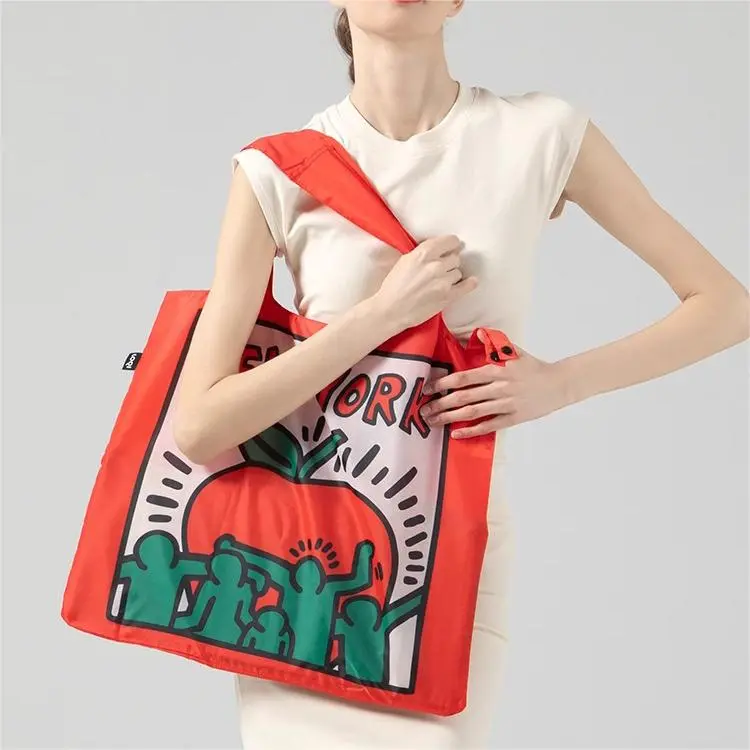 Loqi Recycled Material Handbags Shoulder Bags Regular Unisex Multicolor-6