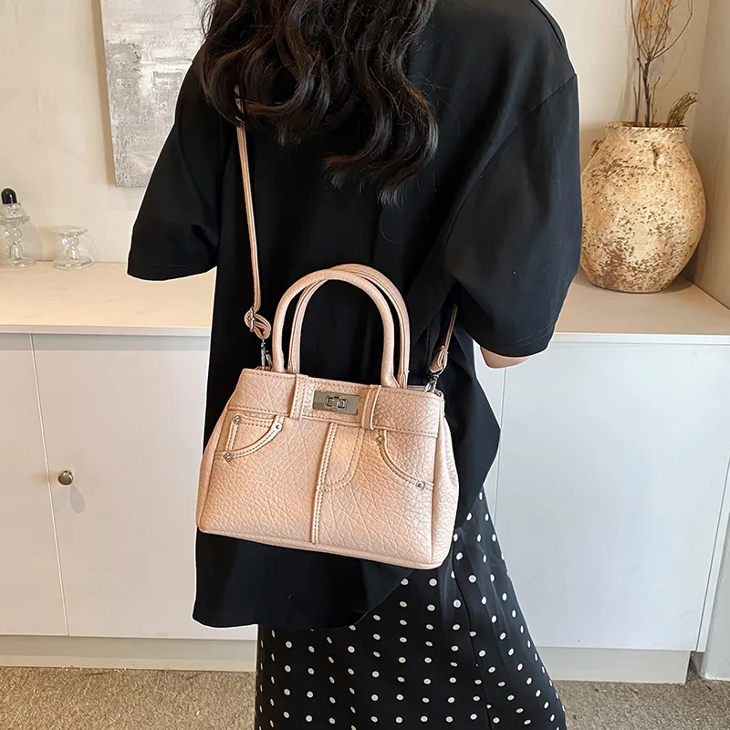 BRINCH Pu Shoulder Bag Crossbody Bag Handbags Regular Women's Blue/Black/Yellow/Pink/White-3