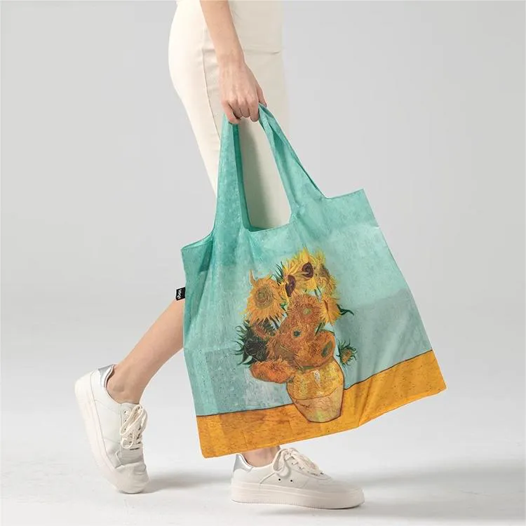 Loqi Recyclable Polyester Tote Bag Shopping Bag Shoulder Bag Handbag Women's Multicolor-4