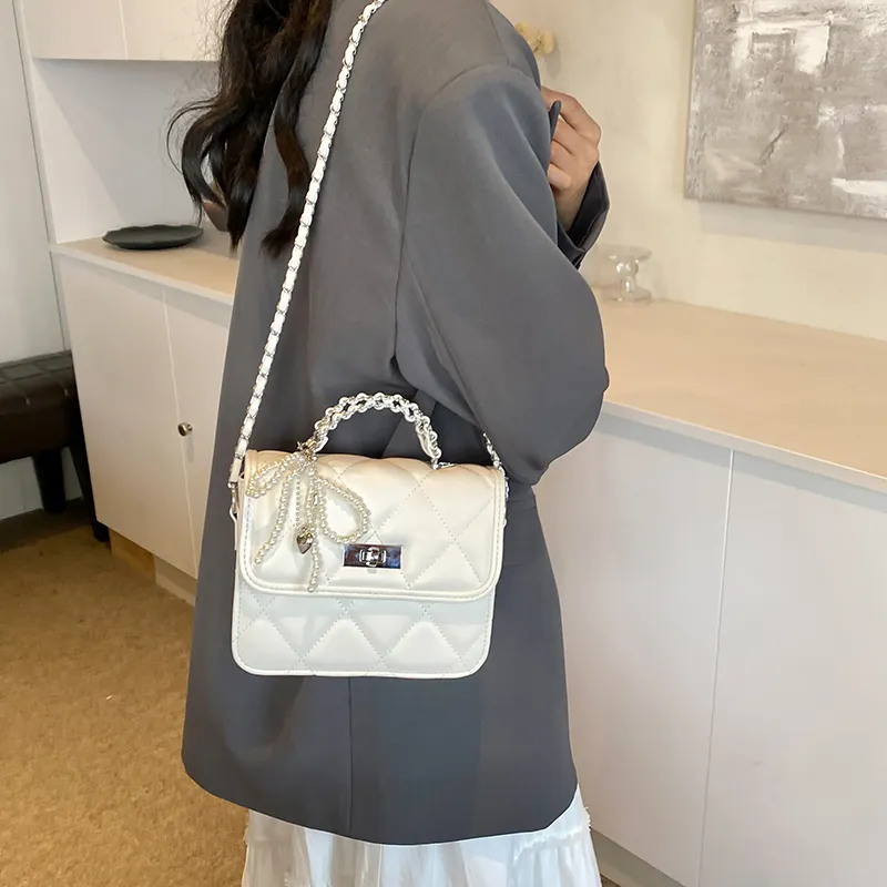 Bansusu PU Shoulder Bag, Crossbody Bag, Handbag Women's Pink/Silver/White/Black-11