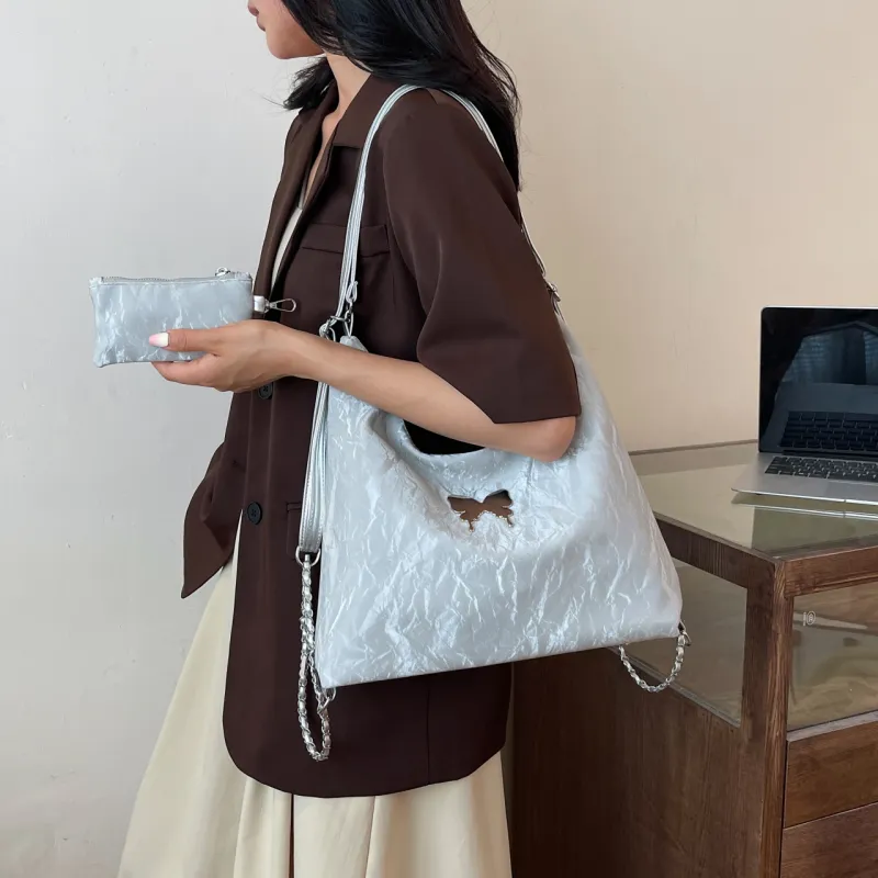 BRINCH Velour Shoulder Bag Crossbody Bag Backpack Women's-1