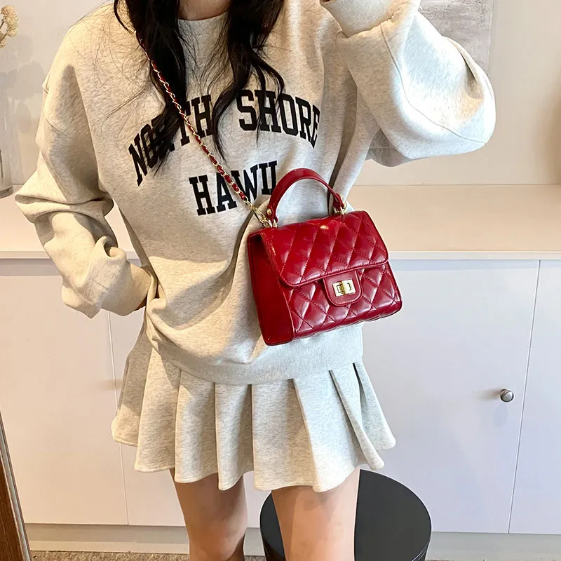 Bansusu PU Shoulder Bag, Crossbody Bag, Handbag Women's Silver/White/Red/Black-11