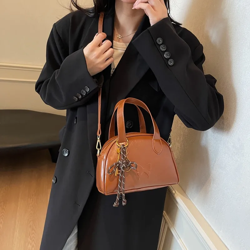 Bansusu PU Handbag Shoulder Bag Crossbody Bag Women's Light Brown/Dark Brown/Coffee/Black-3