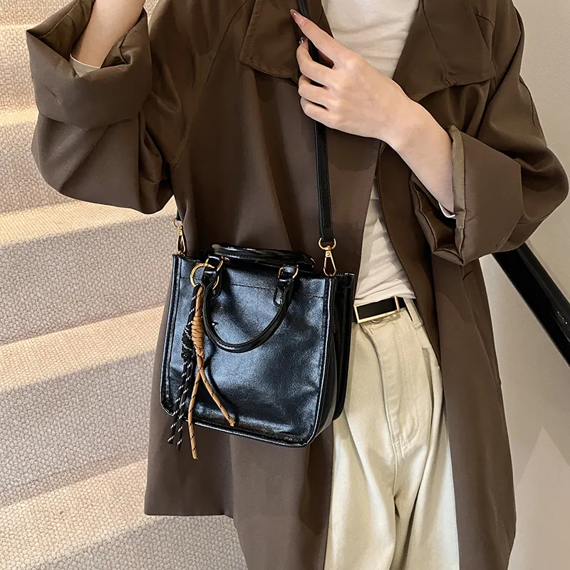 Bansusu PU Handbag Shoulder Bag Crossbody Bag Regular Women's Coffee/Brown/Red/Black-18