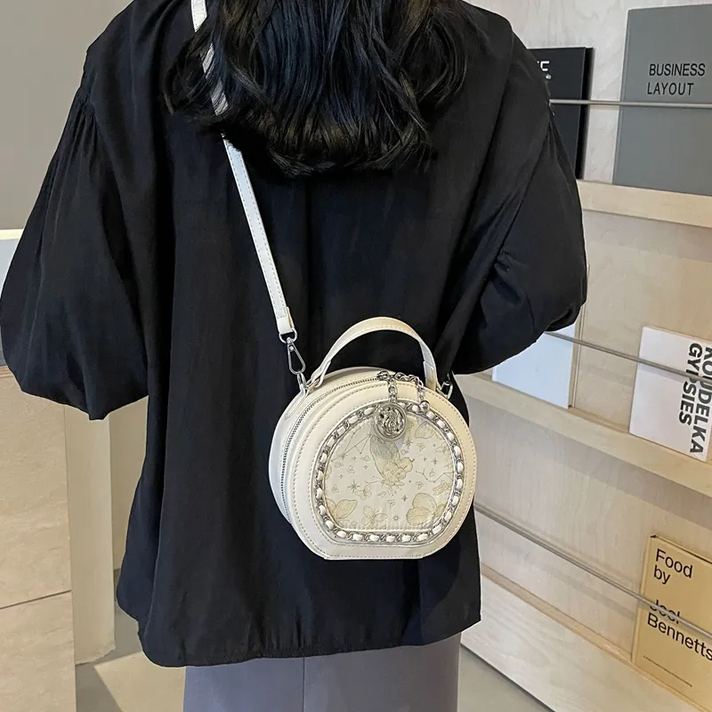 BRINCH PU One Shoulder Handbags Regular Women's White/Silver/Pink-11