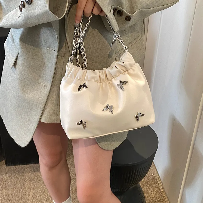 BRINCH PU Shoulder Bag Women's Silver/White/Black/Pink-10