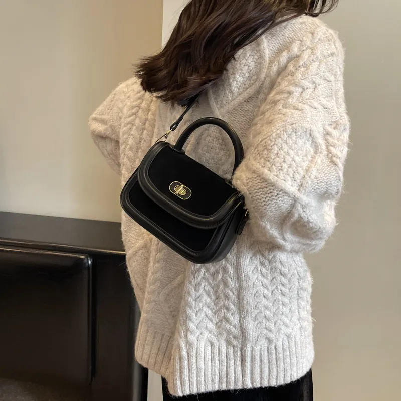 Yi Brigade PU Shoulder Bag Crossbody Bag Handbag Regular Women's Black/Coffee/Brown-2