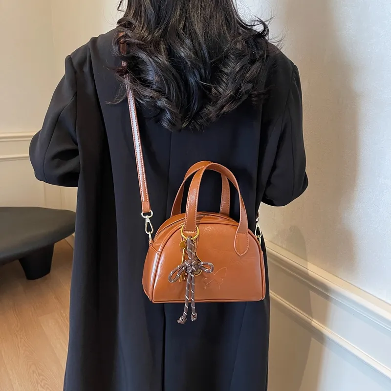 Bansusu PU Handbag Shoulder Bag Crossbody Bag Women's Light Brown/Dark Brown/Coffee/Black-2