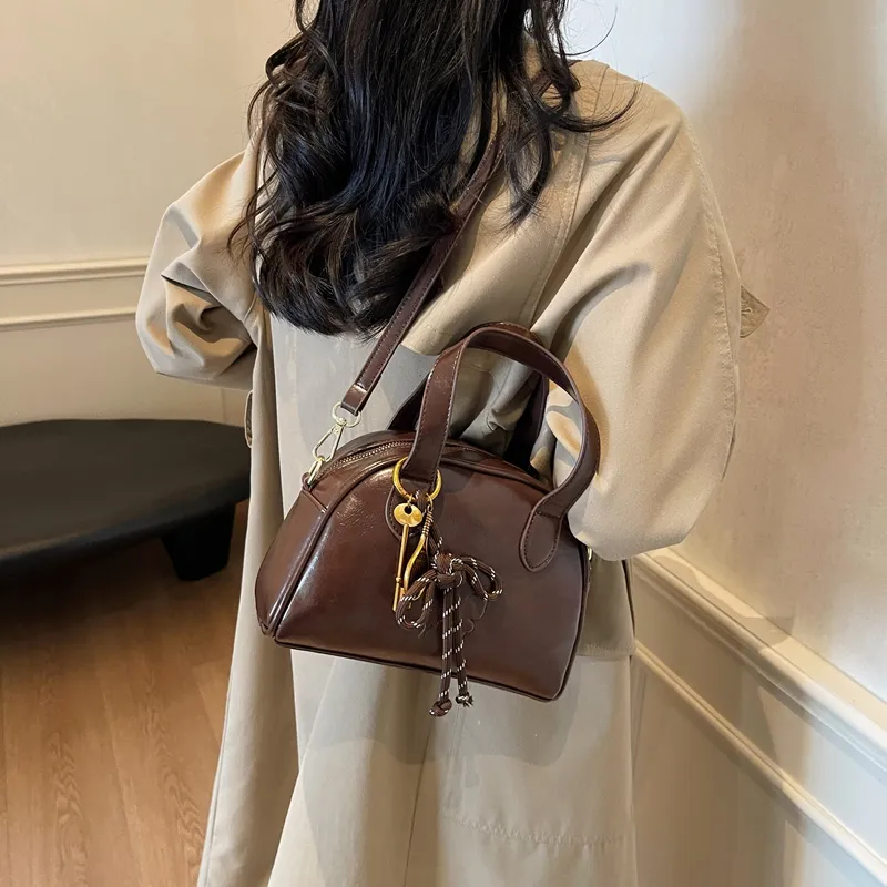 Bansusu PU Handbag Shoulder Bag Crossbody Bag Women's Light Brown/Dark Brown/Coffee/Black-9