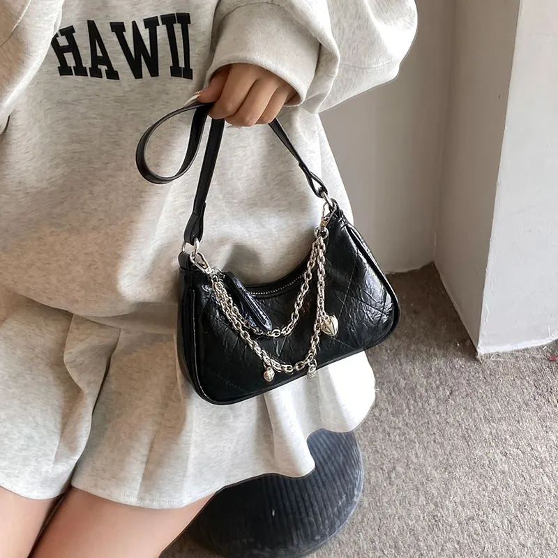 Bansusu PU Shoulder Bag Regular Women's Dazzling Color/Black/Gold/Silver-13
