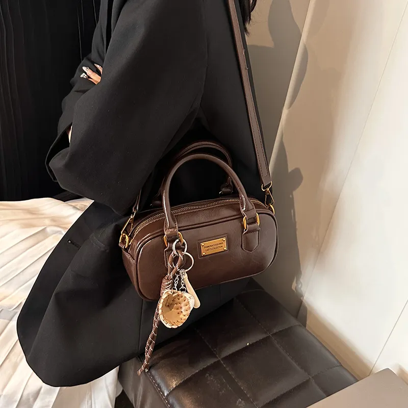 BRINCH Pu One Shoulder Handbags Women's Black/Brown/Coffee/Burgundy-14