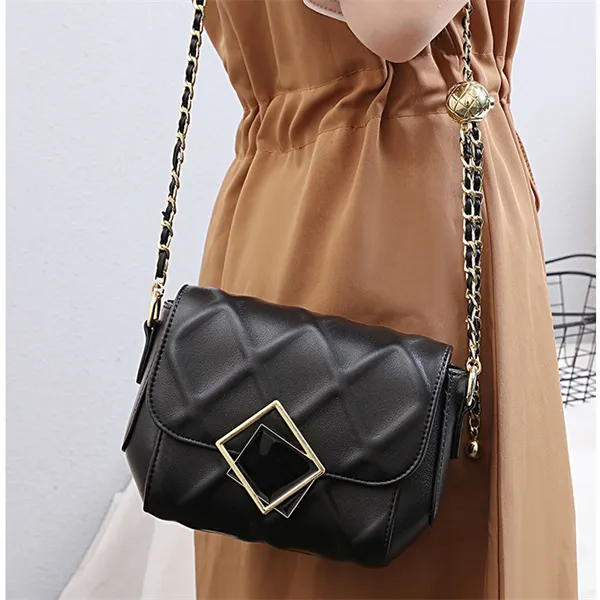 BRINCH PU Shoulder Bag Small Size Women's-2