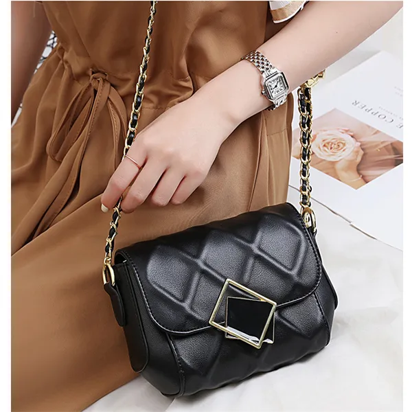 BRINCH PU Shoulder Bag Small Size Women's-1