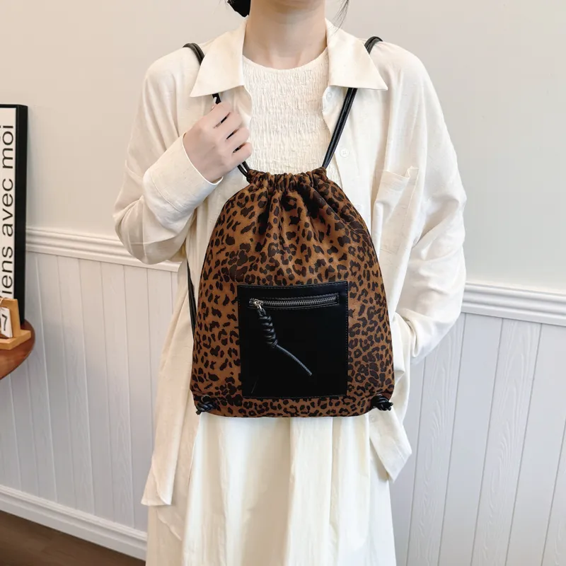 Bansusu PU Backpack Regular Women's Coffee/Black-8