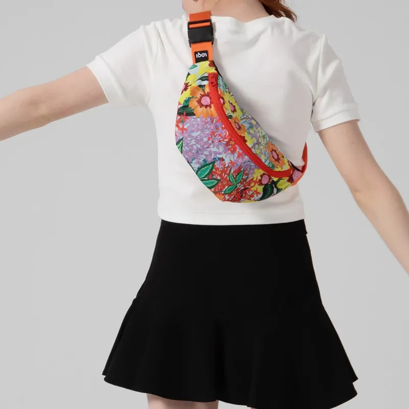 Loqi Pomme Chan Collaboration Recyclable Polyester Fanny Pack Unisex Thai Floral/Wild Forest-2