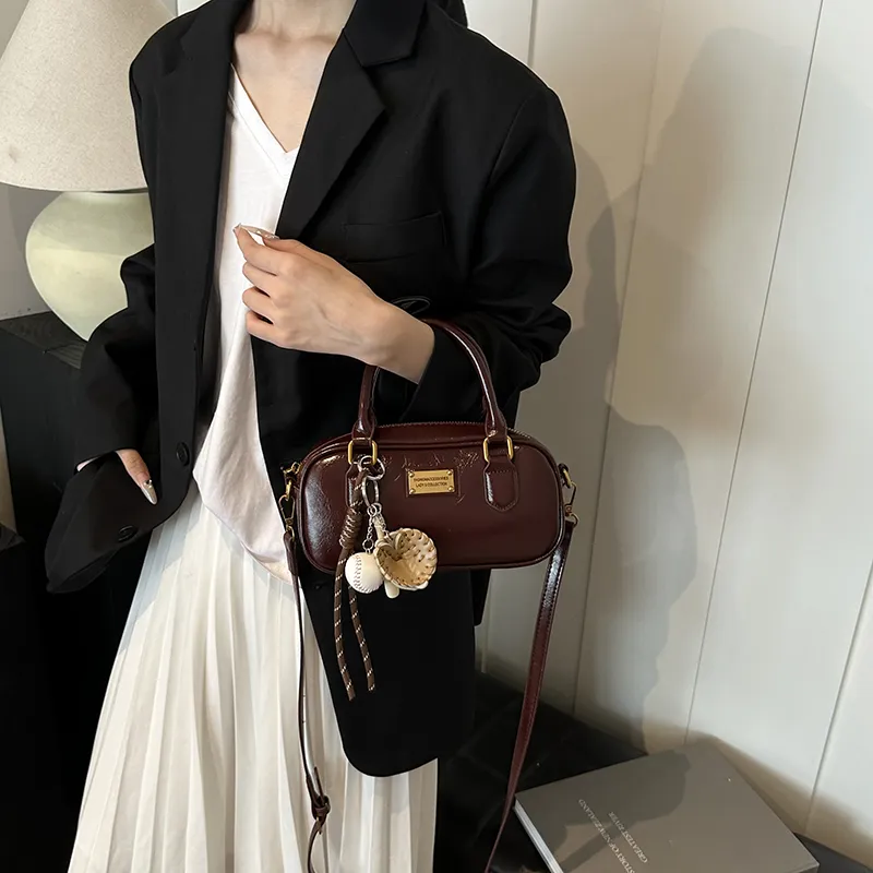 BRINCH Pu One Shoulder Handbags Women's Black/Brown/Coffee/Burgundy-17