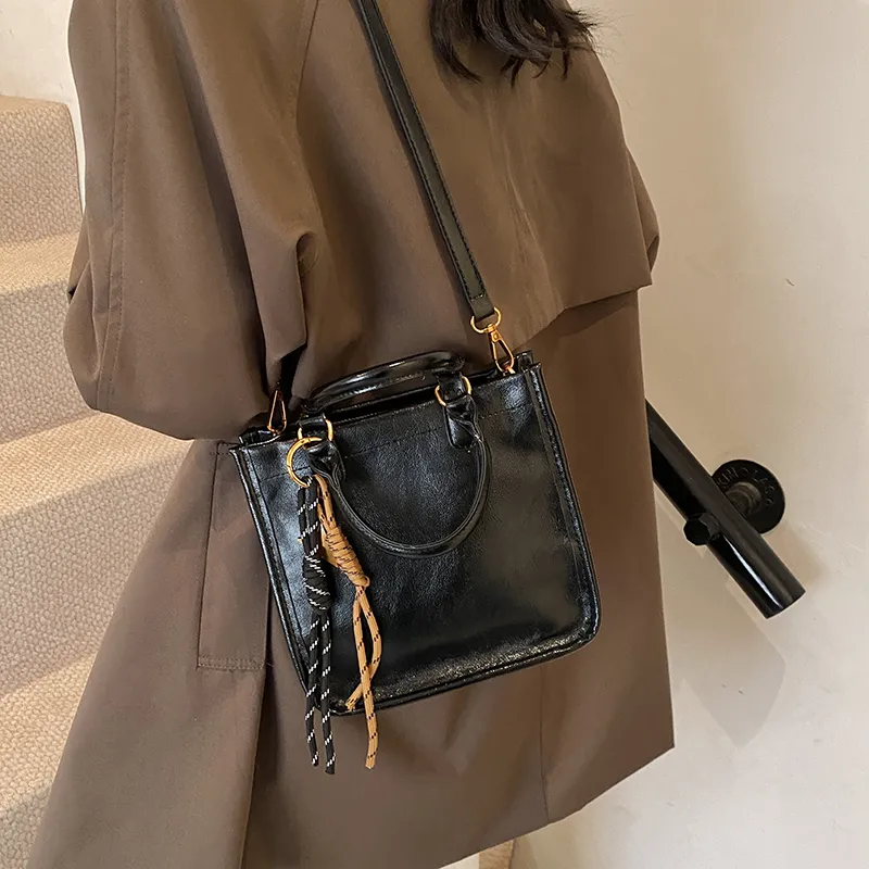 Bansusu PU Handbag Shoulder Bag Crossbody Bag Regular Women's Coffee/Brown/Red/Black-17