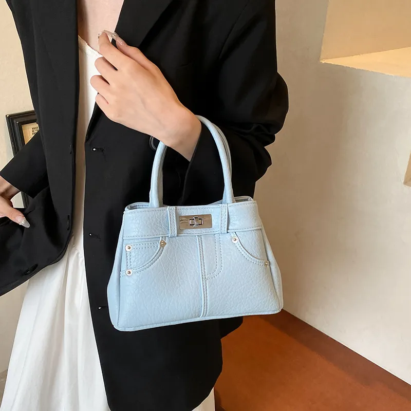 BRINCH Pu Shoulder Bag Crossbody Bag Handbags Regular Women's Blue/Black/Yellow/Pink/White-7