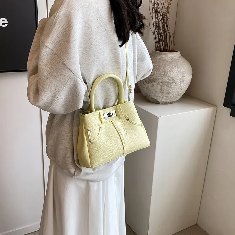 BRINCH Pu Shoulder Bag Crossbody Bag Handbags Regular Women's Blue/Black/Yellow/Pink/White-15