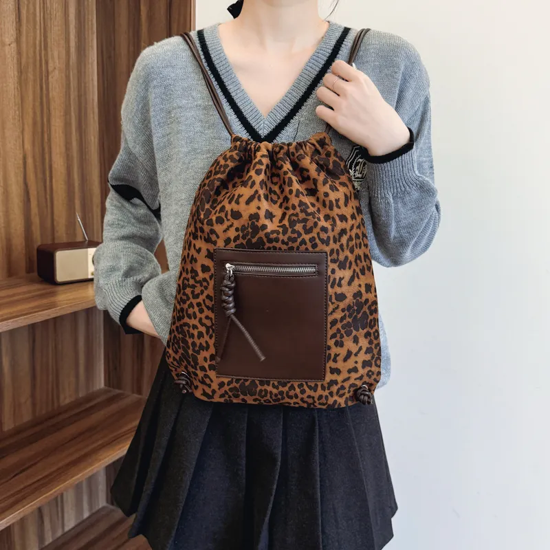 Bansusu PU Backpack Regular Women's Coffee/Black-1