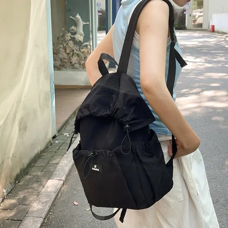 BRINCH Nylon Backpack Women's Multicolor-9