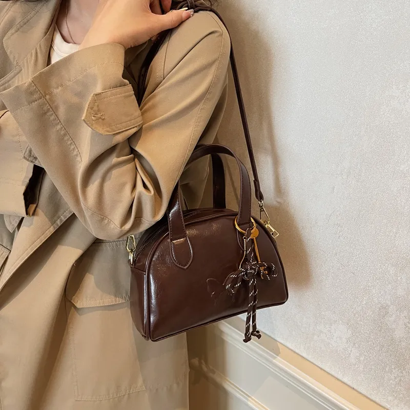 Bansusu PU Handbag Shoulder Bag Crossbody Bag Women's Light Brown/Dark Brown/Coffee/Black-11