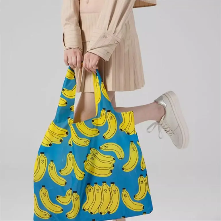 Loqi Recyclable Polyester Shoulder Bag Unisex Banana-1
