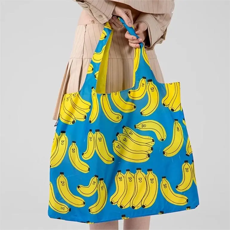 Loqi Recyclable Polyester Shoulder Bag Unisex Banana-3